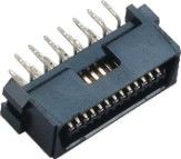1.27mm rechtstreeks 26 van de de Schakelaarpbt 30%GF UL94V-0 Fosfoor van Speldscsi het Brons Gouden Flash/Sn