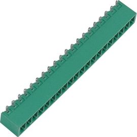 Pluggable het Eindblokschakelaar 20 Speld 8A 300v van het isolatie Mannelijke Messing