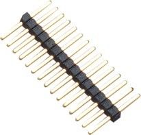 1.0mm 1*15P Pe van de de Kopbalschakelaar van de ONDERDOMPELINGSpa9t Zwarte Enige Speld Zak voor PCB-Raad