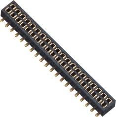 De vrouwelijke Dubbele Schakelaar SMT van de Rijkopbal met Post1.0amp 1.27mm H=2.0