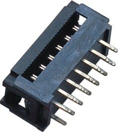 1.27 hoogte 14 van de de contactdoospbt Zwart 30%GF Steekproef van de speldonderdompeling Vrij het Contact Materieel Messing ROHS