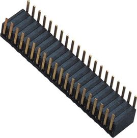 Fosfoorbrons 1.27mm Vrouwelijk de Kopbal Dubbel Zijtussenvoegsel 90°DIP H=3.45 ROHS van 2x20
