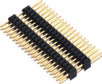1.27mm van de de Schakelaar Dubbele Rij Dubbele Plastic PA9T van de Speldkopbal de Speldschakelaar van PCB Zwarte