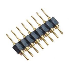 Rechte type8p WCON PCB 2.54mm Ronde Speldschakelaar met PPS plastic zwarte kleur ROHS