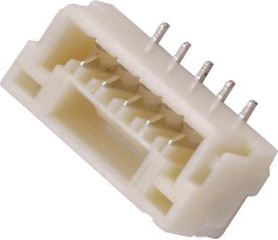 1.25mm het Type van Wafeltjeschakelaar Mannelijke 5P 180° SMT Sn Geplateerde Spoelverpakking