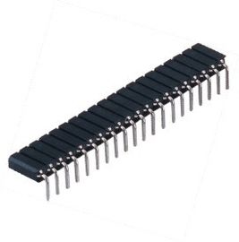 2.54mm Wijfje om van de de Schakelaar Dubbele Rij van de Speldkopbal de Rechte hoekpps Zwarte