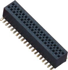 0.8MM de Vrouwelijke Dubbele Rij SMT LCP BK UL94V-0 H=6.3 van de Kopbalschakelaar