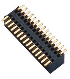 0.8MM de Vrouwelijke Dubbele Rij SMT LCP BK UL94V-0 H=6.3 van de Kopbalschakelaar