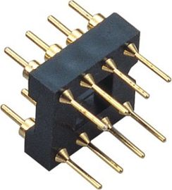 2.54mm IC de Contactdoosschakelaar voor kaarttype PCB plateert Min 100 Gouden cycli/Flits