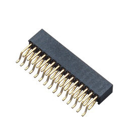 Vrouwelijke Kopbalschakelaar 2.0mm de ONDERDOMPELING van 90° SMT 2*15P, Au van de batterijschakelaar over Ni