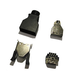Zwart van de Schakelaarsscsi van de Computerspeld cen-TYPE 14 Speld Mannelijke PBT Zwarte Sel.5U“ Au/Sn ROHS