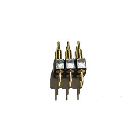 WCON 2.54mm Machinaal bewerkte Pin Header Dual-rijpps BK H=3.0 Rechte Gouden Flits