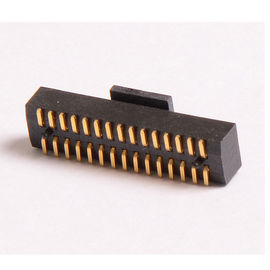 SMT-Type van de Kopbal 1.27 Mm Hoogte PA9T van de Schakelaarspeld de Zwarte Gouden Flits ROHS