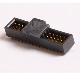 SMT-Type van de Kopbal 1.27 Mm Hoogte PA9T van de Schakelaarspeld de Zwarte Gouden Flits ROHS