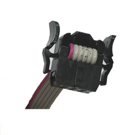 De Klinkkopbal van WCON 2.54mm IDC 6P met SR PBT Zwarte Sel.1U &quot; Au/Ni ROHS