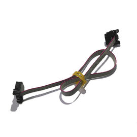 De Klinkkopbal van WCON 2.54mm IDC 6P met SR PBT Zwarte Sel.1U &quot; Au/Ni ROHS
