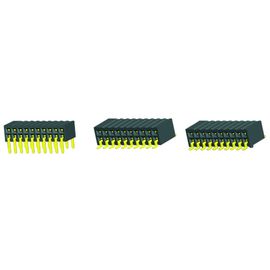 Fosfoorbrons 1.27mm Vrouwelijk de Kopbal Dubbel Zijtussenvoegsel 90°DIP H=3.45 ROHS van 2x20