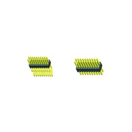 Van de de Speldkopbal van SMT LCP 0.80*1.20 de Zwarte Dubbele rij met van de de Spoelverpakking van GLB H=1.4 de Gouden flits ROHS