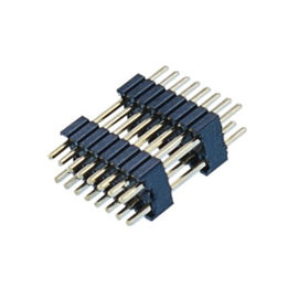PCB-Raadsmannetje 1.27*2.54mm van de de Schakelaar het Dubbele Rij van de Speldkopbal Messing H=2.54 van SMT PA9T Dubbele Plastic