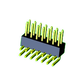 Dubbele Rijwcon Schakelaar, 2,54 Mm-de Kopbalschakelaar R/A PA9T BK H=7.4 van de Hoogtespeld