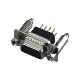 SUB Dubbele Rij 9 het Type van Pin Male Connector PBT Messings3.0amp Huidige Classificatie ROHS van WCON 180°DIP D