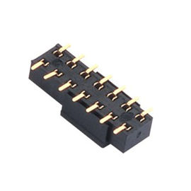 SMT 2.54mm de Vrouwelijke Enige Rij van de Kopbalschakelaar PA9T UL94V-0