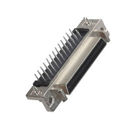 1.27mm Hoogte 68 schakelaar D-Type van speldscsi mannelijke shell die Au of Sn over Ni koppelen