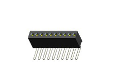 1.27mm 1*15P Kopbal van de de Schakelaar de Vrouwelijke Ronde Speld van de Rechte hoekonderdompeling WCON