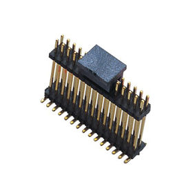 PCB-Raadsmannetje 1.27*2.54mm van de de Schakelaar het Dubbele Rij van de Speldkopbal Messing H=2.54 van SMT PA9T Dubbele Plastic