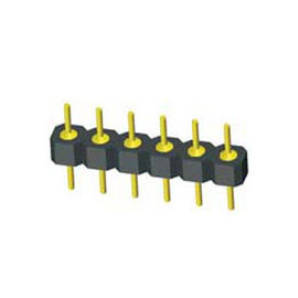 Rechte type8p WCON PCB 2.54mm Ronde Speldschakelaar met PPS plastic zwarte kleur ROHS