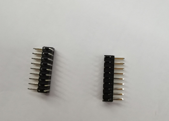 2mm Mannelijke en Vrouwelijke Kopbalspelden, van de de Rijkopbal van 500V de Dubbele Schakelaar Zwarte PA9T
